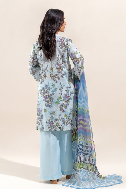 Beechtree - 3 PIECE - PRINTED LAWN SUIT - IKAT BLOOM