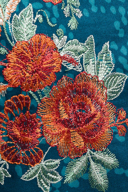 Beechtree - 3 PIECE - EMBROIDERED LAWN SUIT - AZURE BLISS