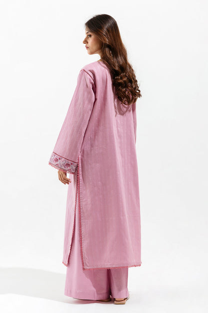 Beechtree - 1 PIECE - EMBROIDERED LENO KARRA SHIRT - KOBI STRIPES