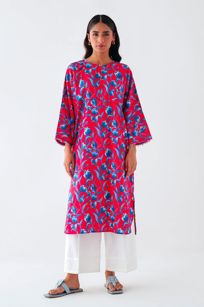 Beechtree - PRINTED PRINTED CAMBRIC SHIRT (PRET)
