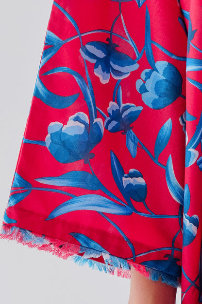 Beechtree - PRINTED PRINTED CAMBRIC SHIRT (PRET)