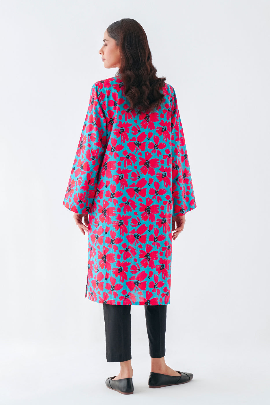 Beechtree - PRINTED PRINTED CAMBRIC SHIRT (PRET)