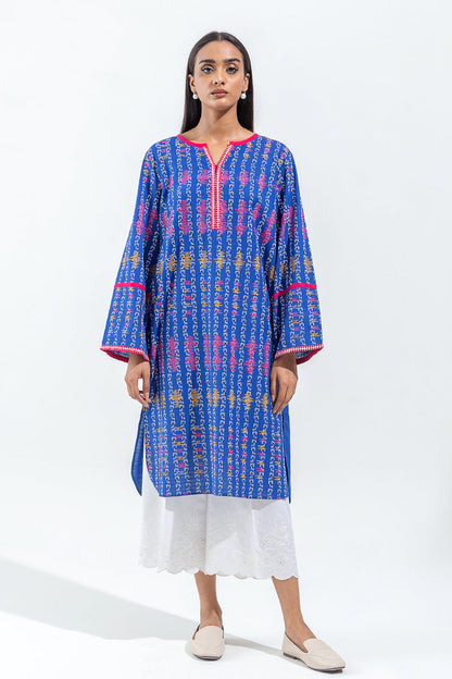 Beechtree - EMBROIDERED SLUB KHADDAR SHIRT (PRET)