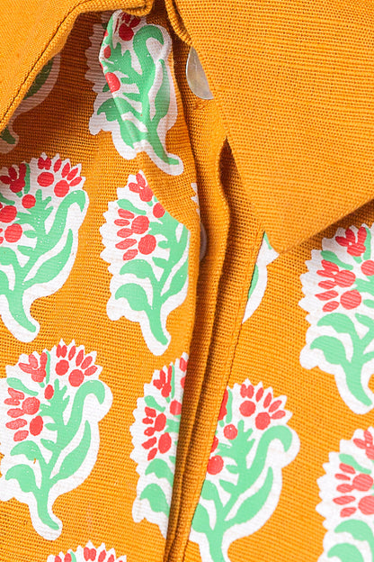 Beechtree - PRINTED SLUB KHADDAR SHIRT (PRET)