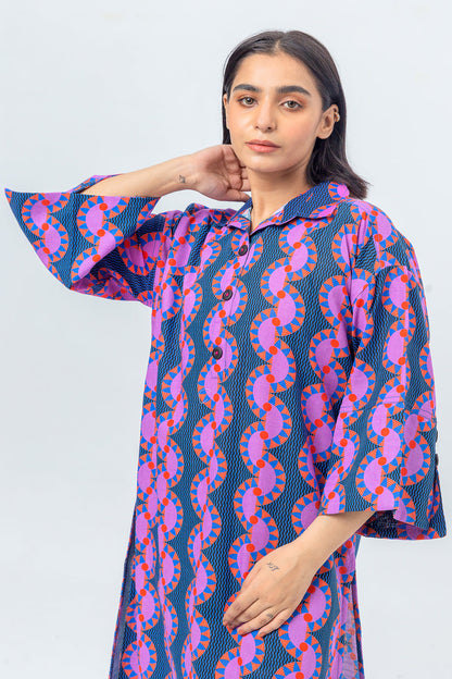 Beechtree - PRINTED PRINTED KHADDAR SHIRT (PRET)