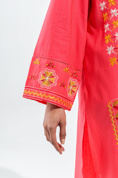 Beechtree - EMBROIDERED SELF JACQUARD SHIRT (PRET)