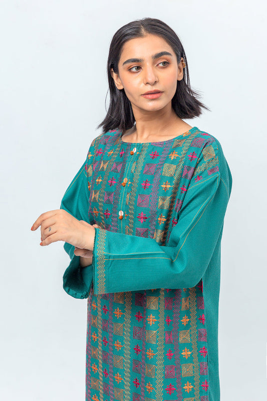 Beechtree - EMBROIDERED DOBBY SHIRT (PRET)