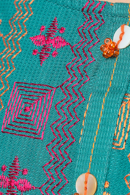 Beechtree - EMBROIDERED DOBBY SHIRT (PRET)