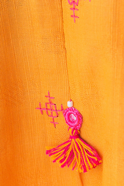 Beechtree - EMBROIDERED JACQUARD KHADDAR SHIRT (PRET)