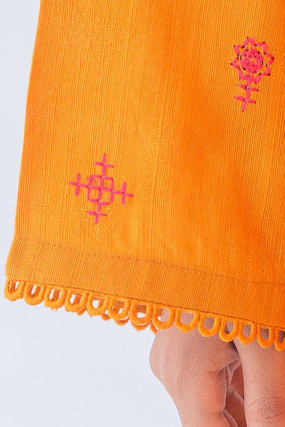 Beechtree - EMBROIDERED JACQUARD KHADDAR SHIRT (PRET)