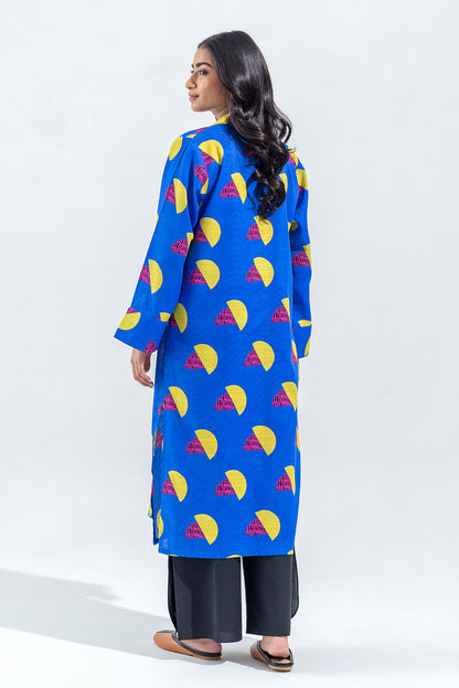 Beechtree - PRINTED SLUB KHADDAR SHIRT (PRET)