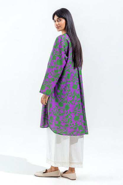 Beechtree - PRINTED SLUB KHADDAR SHIRT (PRET)