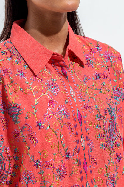 Beechtree - EMBROIDERED TWILL SHIRT (PRET)