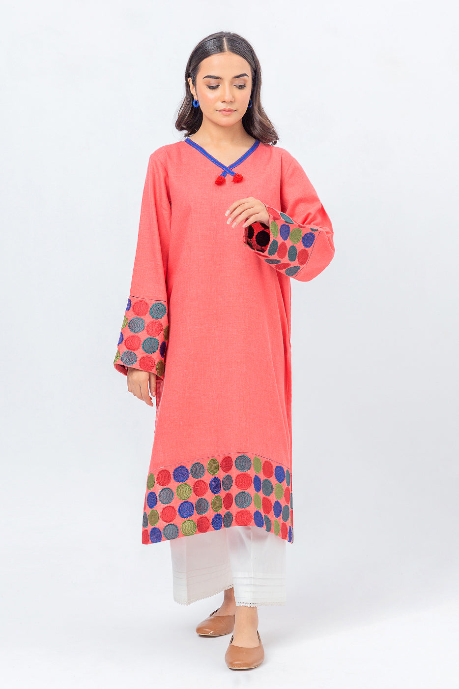 Beechtree - EMBROIDERED TWILL SHIRT (PRET)