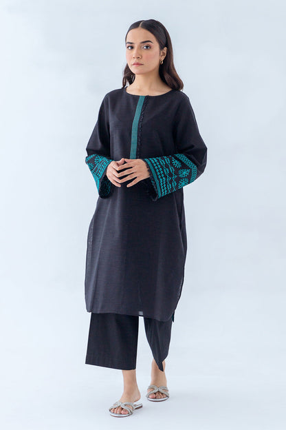 Beechtree - EMBROIDERED KHADDAR SHIRT (PRET)