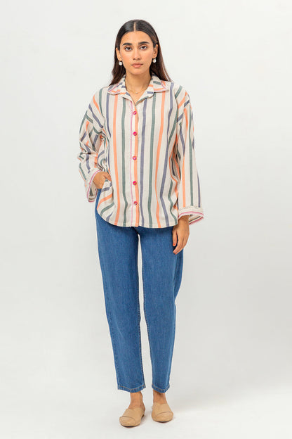 Beechtree - EMBROIDERED YARN DYED SHIRT (PRET)