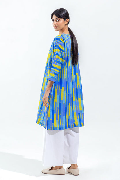 Beechtree - PRINTED SLUB KHADDAR SHIRT (PRET)
