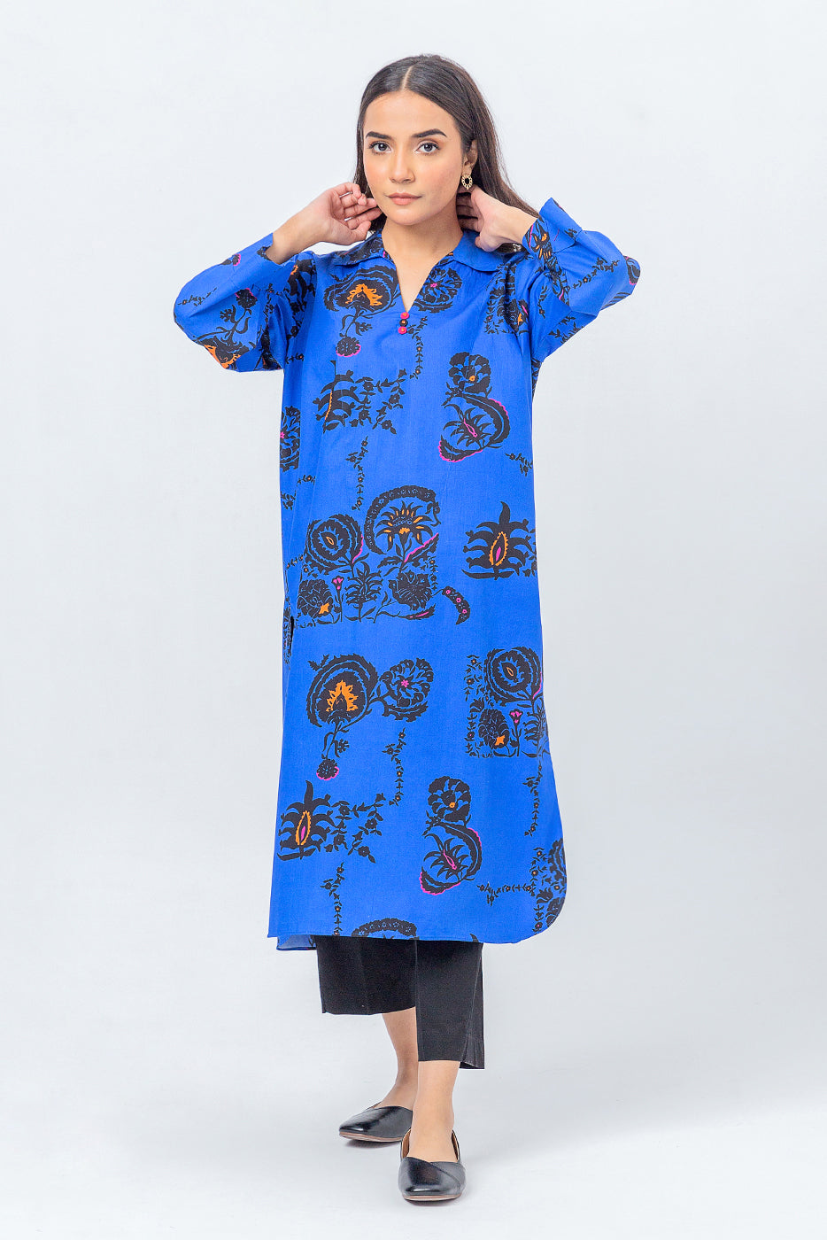 Beechtree - PRINTED POPLIN SHIRT (PRET)