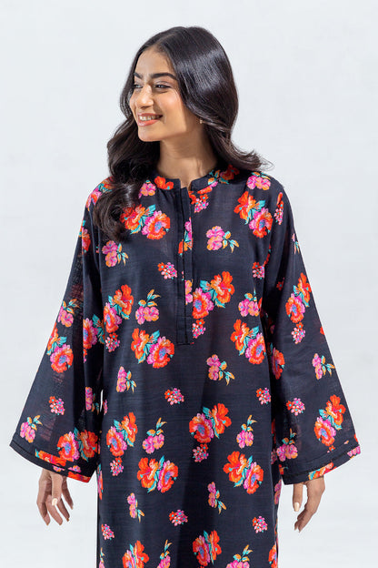 Beechtree - PRINTED SLUB KHADDAR SHIRT (PRET)