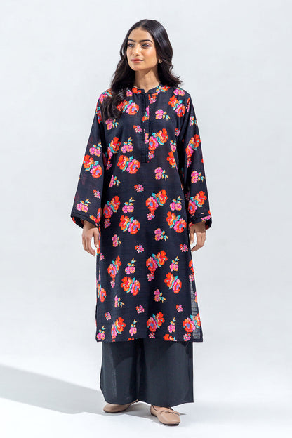 Beechtree - PRINTED SLUB KHADDAR SHIRT (PRET)