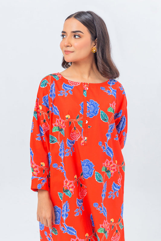 Beechtree - PRINTED POPLIN SHIRT (PRET)