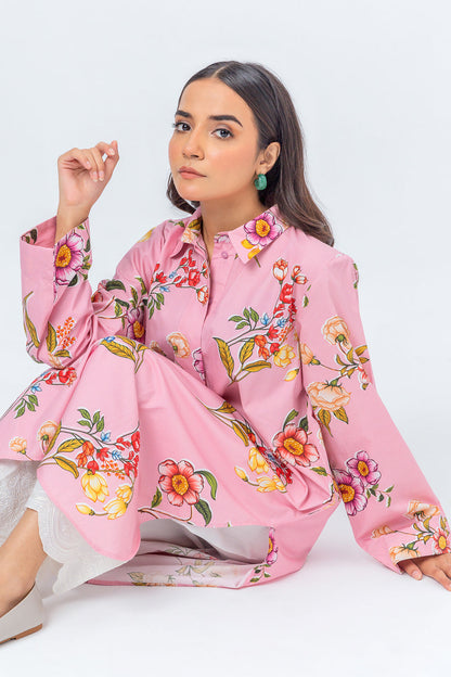 Beechtree - PRINTED POPLIN SHIRT (PRET)