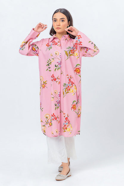 Beechtree - PRINTED POPLIN SHIRT (PRET)