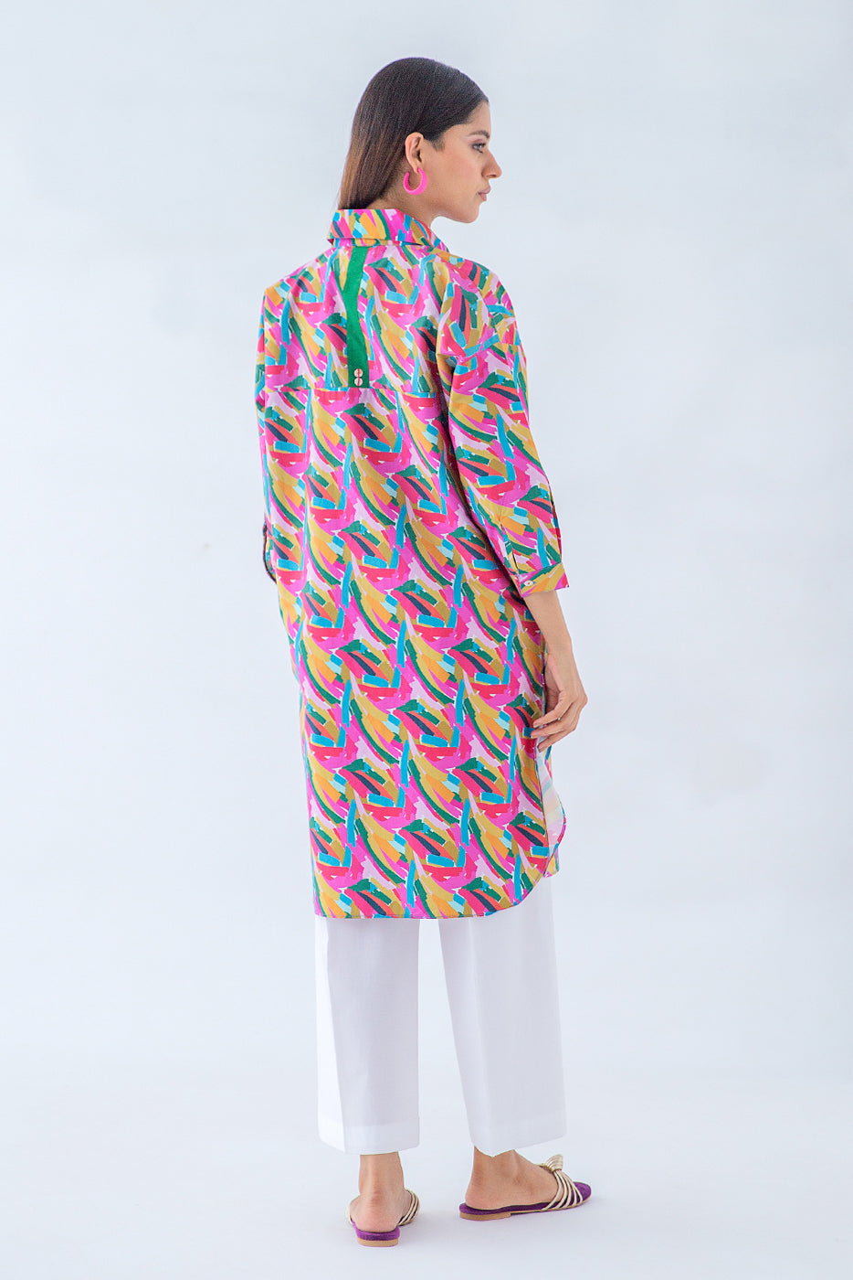 Beechtree - PRINTED POPLIN SHIRT (PRET)