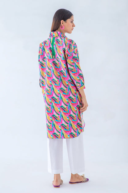 Beechtree - PRINTED POPLIN SHIRT (PRET)