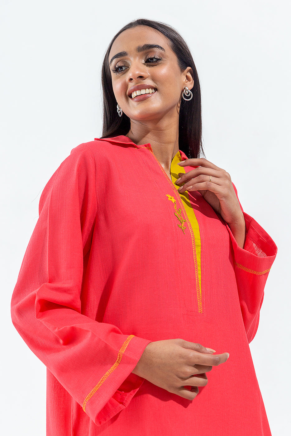 Beechtree - BASIC SLUB KHADDAR SHIRT (PRET)