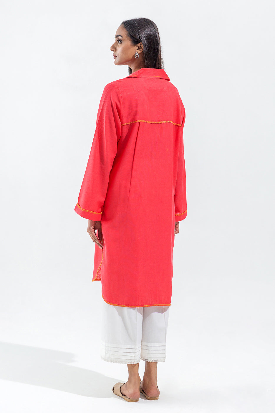 Beechtree - BASIC SLUB KHADDAR SHIRT (PRET)