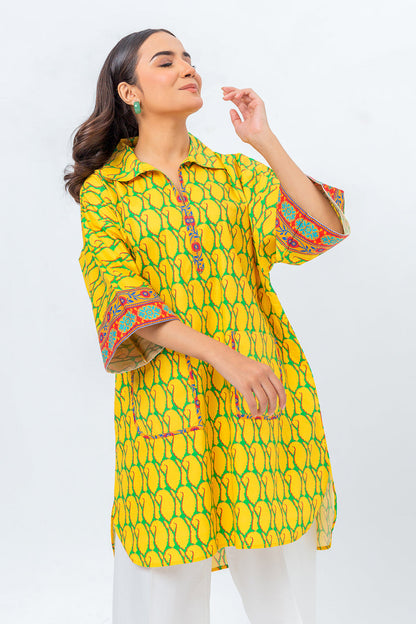 Beechtree - PRINTED POPLIN SHIRT (PRET)