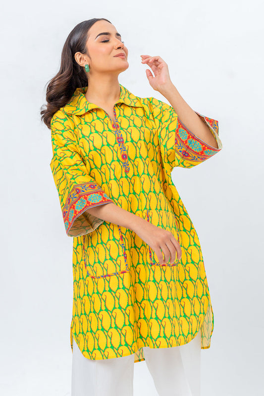 Beechtree - PRINTED POPLIN SHIRT (PRET)
