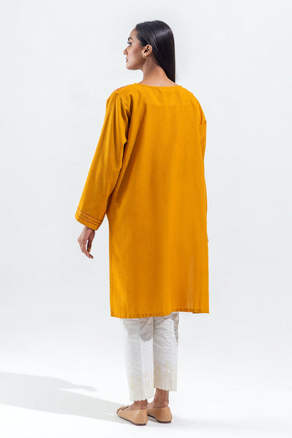 Beechtree - EMBROIDERED SLUB KHADDAR SHIRT (PRET)
