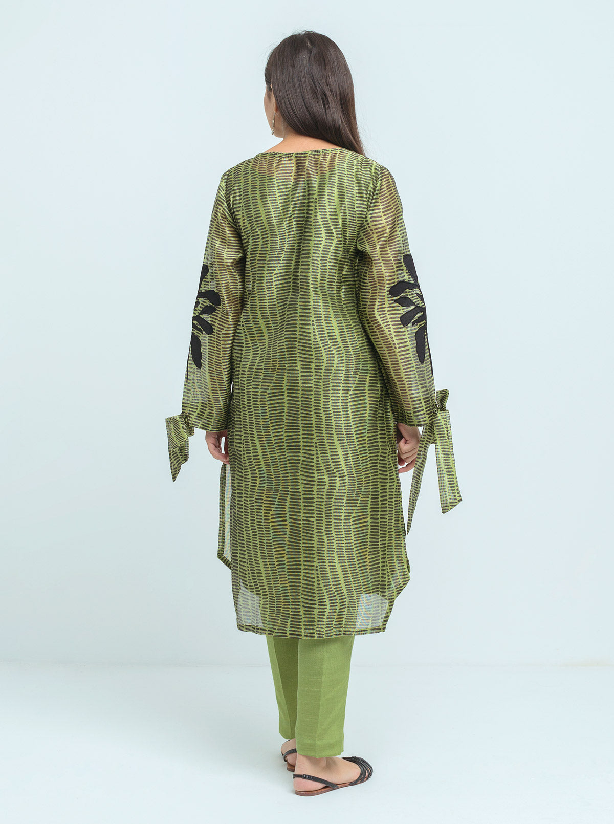 Beechtree - EMBROIDERED SLUB RAWSILK DIGITAL PRINT SHIRT (LUXURY PRET)