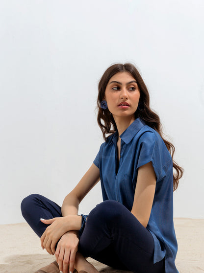 Beechtree - Denim Short Sleeved Shirt