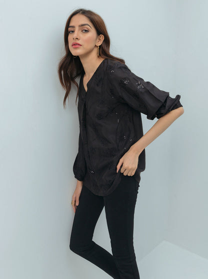 Beechtree - Black Sequin Blouse