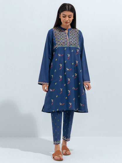 Beechtree - 2 PIECE EMBROIDERED YARN DYED COTTON SUIT (LUXURY PRET)
