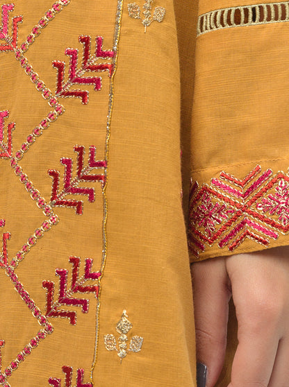 Beechtree - EMBROIDERED YARN DYED COTTON SHIRT (LUXURY PRET)