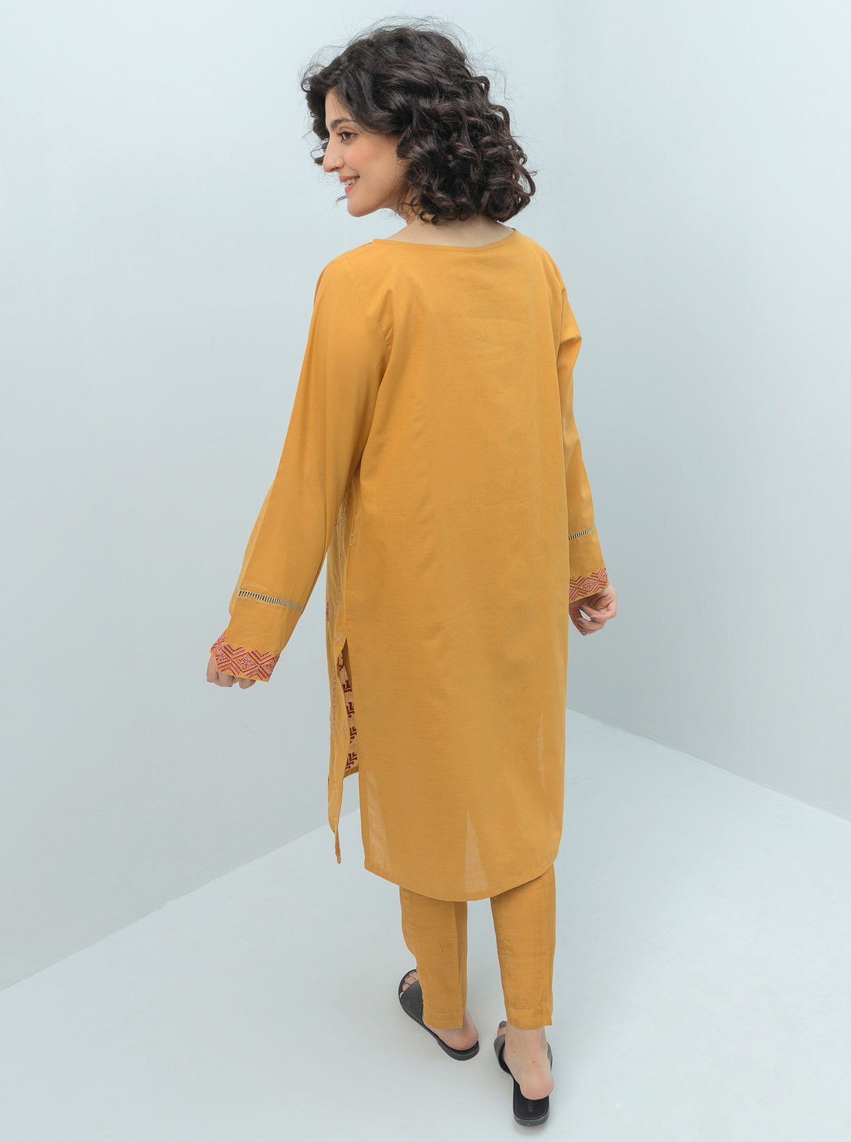 Beechtree - EMBROIDERED YARN DYED COTTON SHIRT (LUXURY PRET)