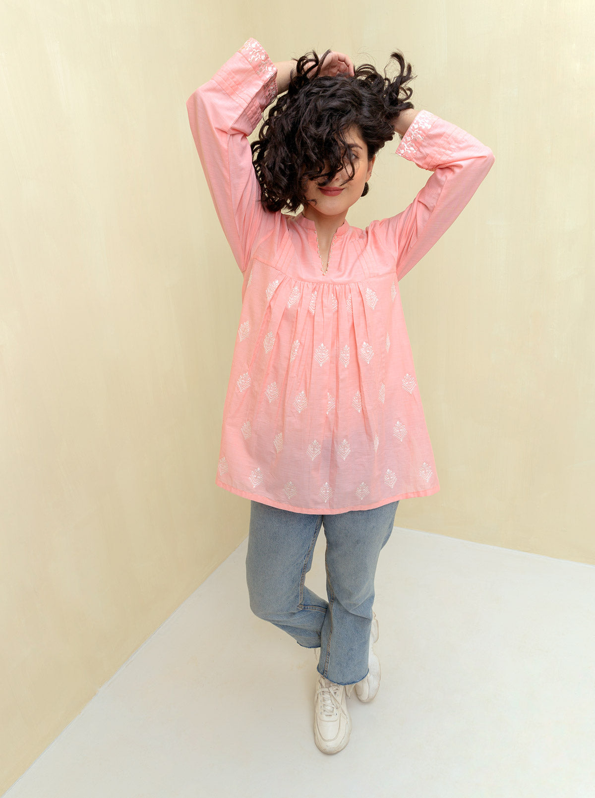 Beechtree - YARN DYED COTTON TOP (PRET)