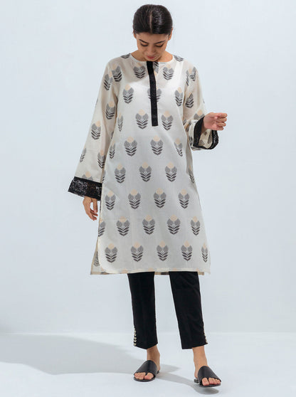 Beechtree - EMBROIDERED JACQUARD SHIRT (PRET)