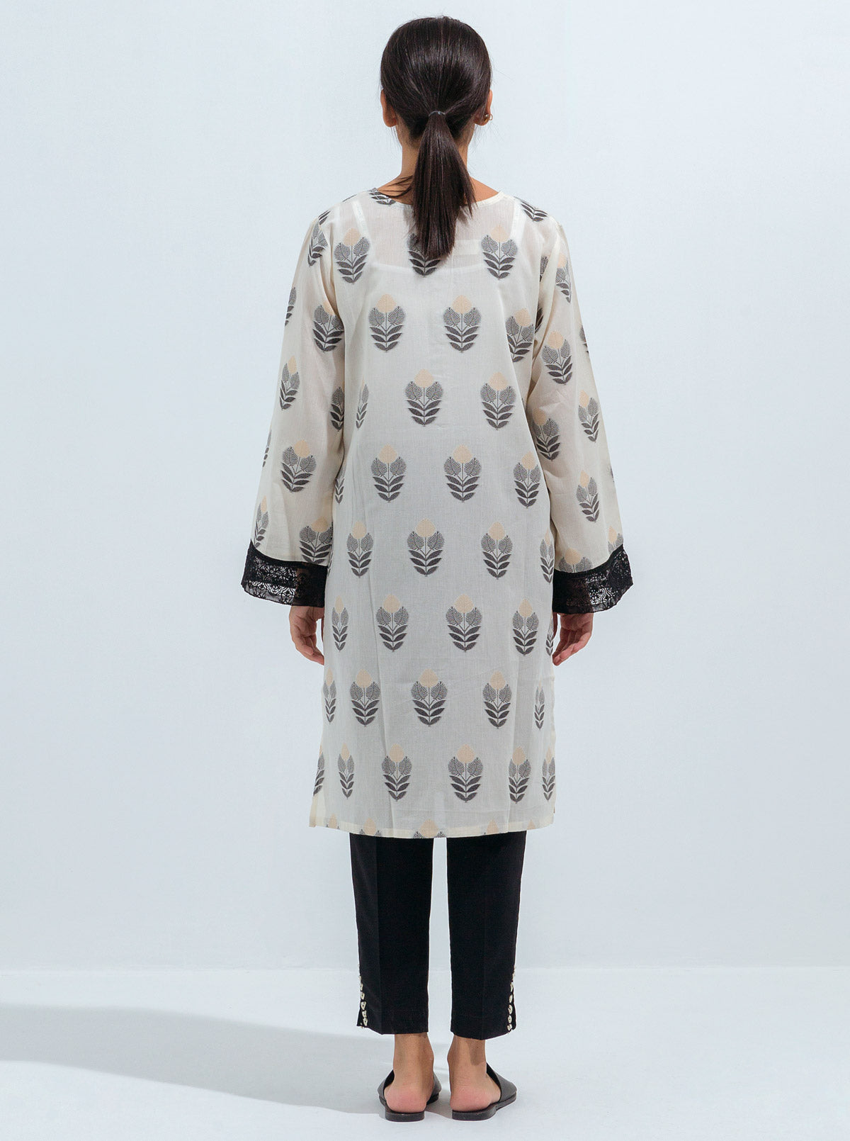 Beechtree - EMBROIDERED JACQUARD SHIRT (PRET)