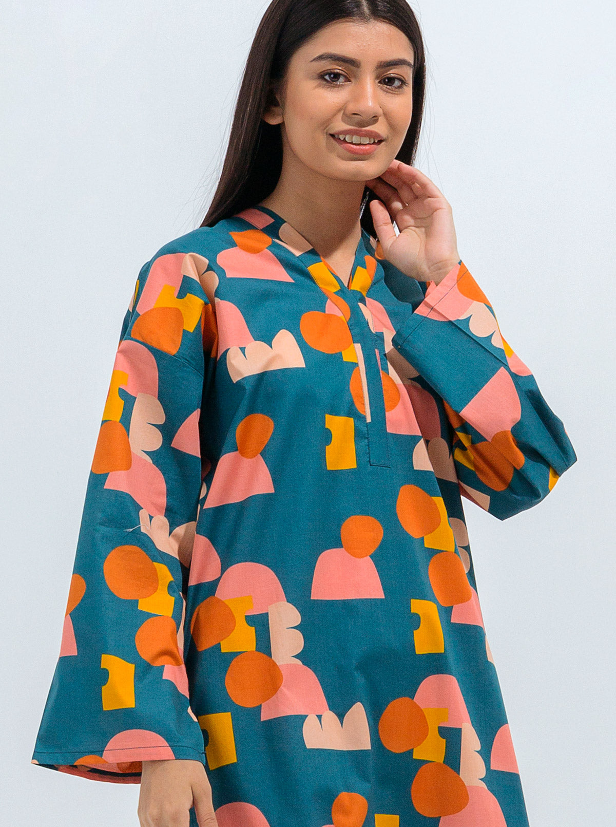 Beechtree - PRINTED LAWN SHIRT (PRET)