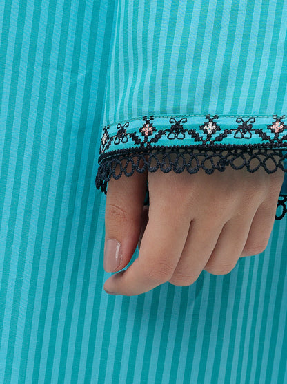 Beechtree - EMBROIDERED YARN DYED COTTON SHIRT (PRET)