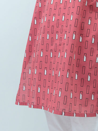 Beechtree - PRINTED CHAMBRAY SHIRT (PRET)