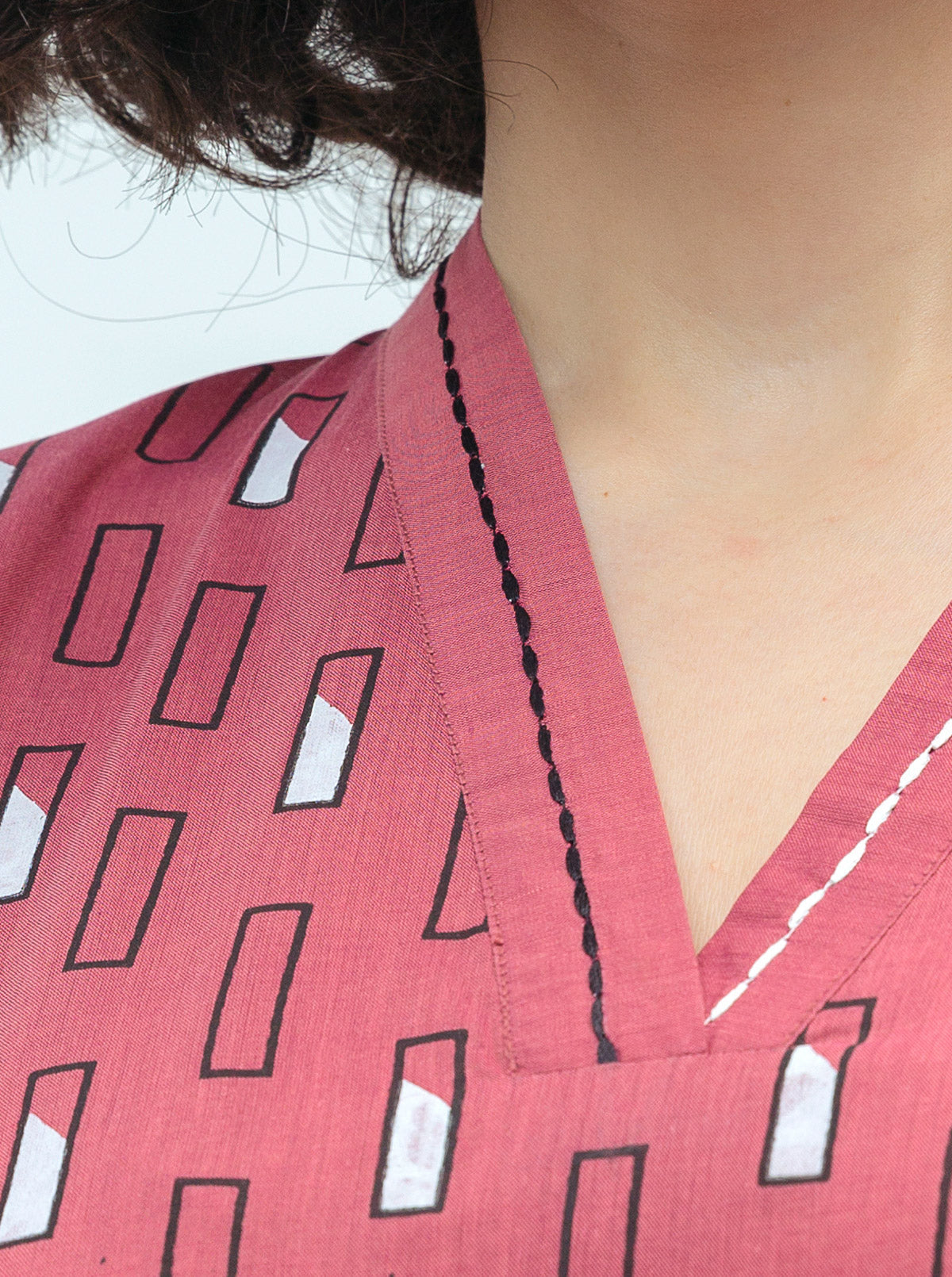 Beechtree - PRINTED CHAMBRAY SHIRT (PRET)