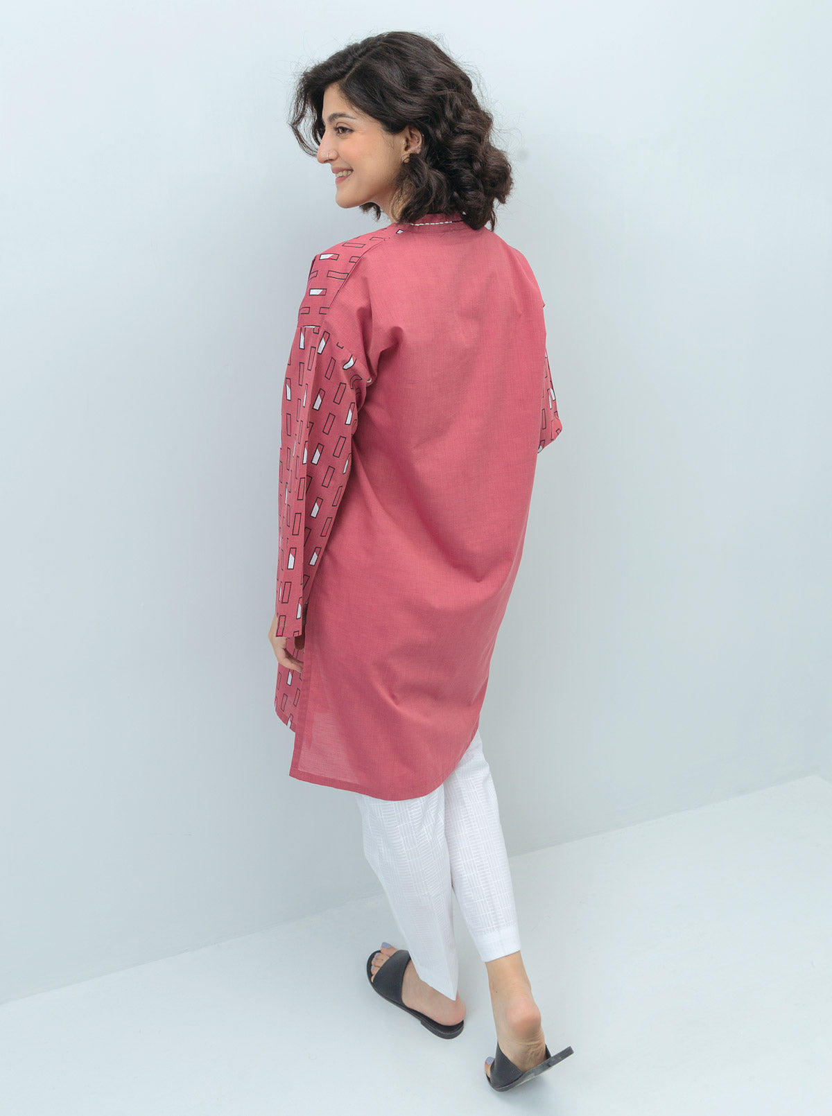 Beechtree - PRINTED CHAMBRAY SHIRT (PRET)