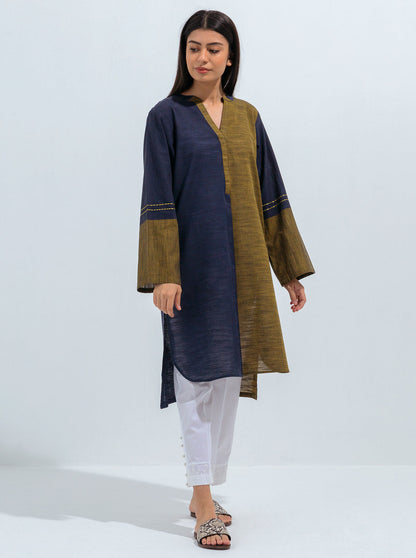 Beechtree - BASIC YARN DYED COTTON SHIRT (PRET)