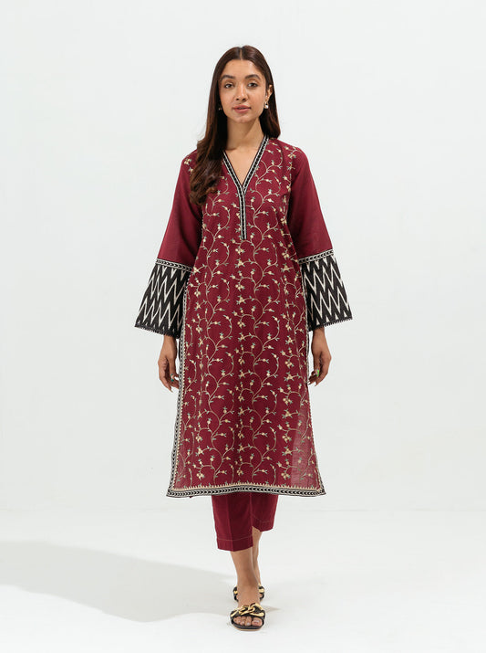 Beechtree - EMBROIDERED TWO TONE SHIRT (LUXURY PRET)